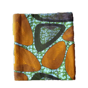 African Kitengi ( Ikat-vandyke brown dye Pattern )